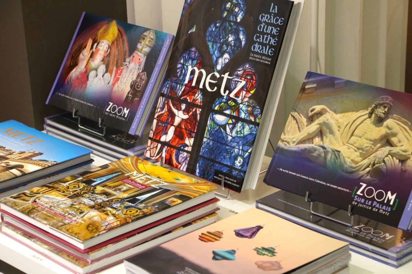 Livres de la boutique de l'agence Inspire Metz - Office de Tourisme