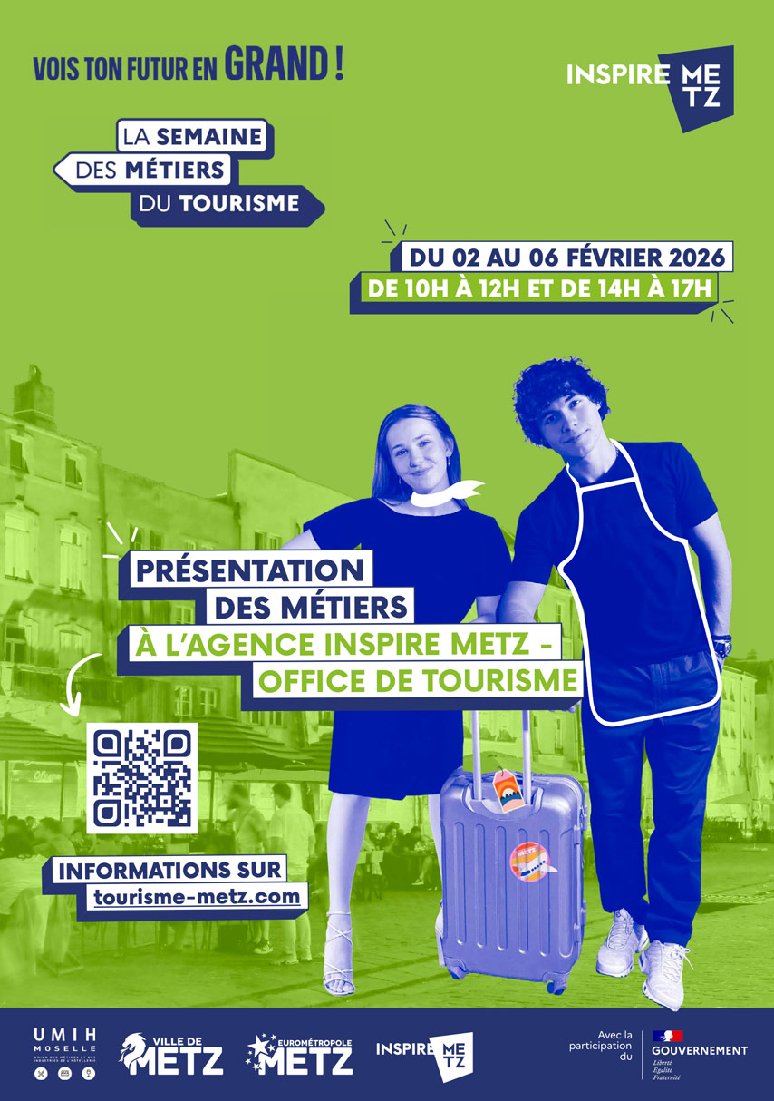 Programme de la semaine des métiers du tourisme à Metz